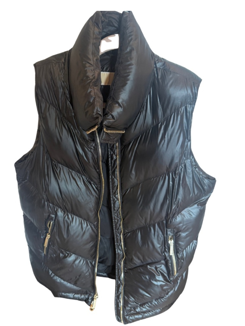 Size Medium- Michael Kors Black Quilted Puffer Vest